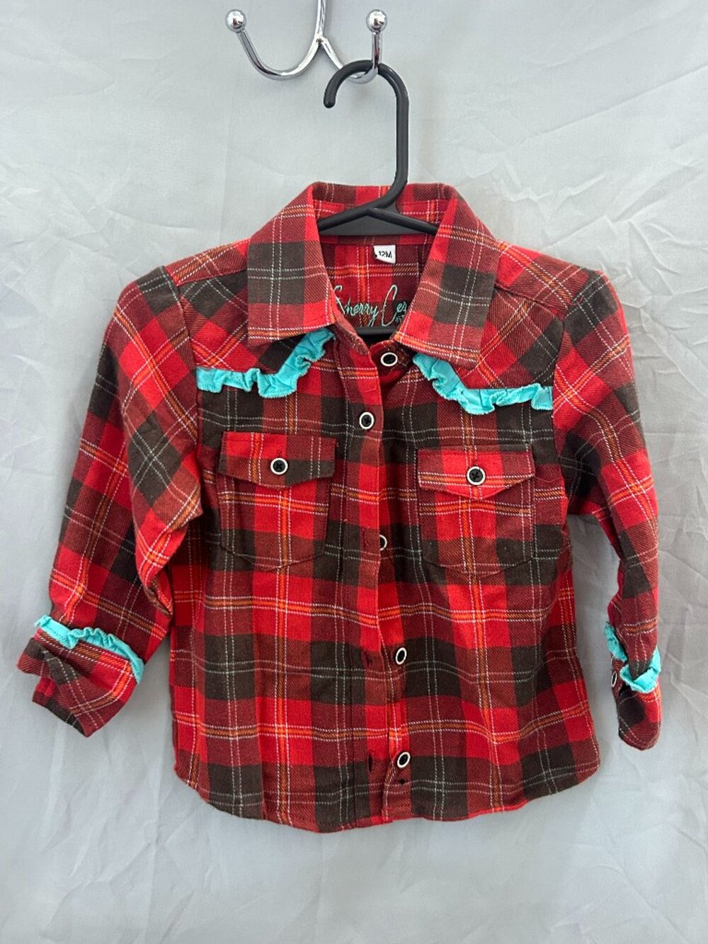 Sherry Cervi By Resistol Baby Girls Western Shirt Size 12 Months